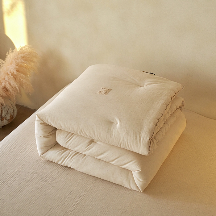 91家纺网 家纺一手货源 找家纺 （总）丽笙被芯 2025新款A类素麻低致敏抑菌被被子被芯