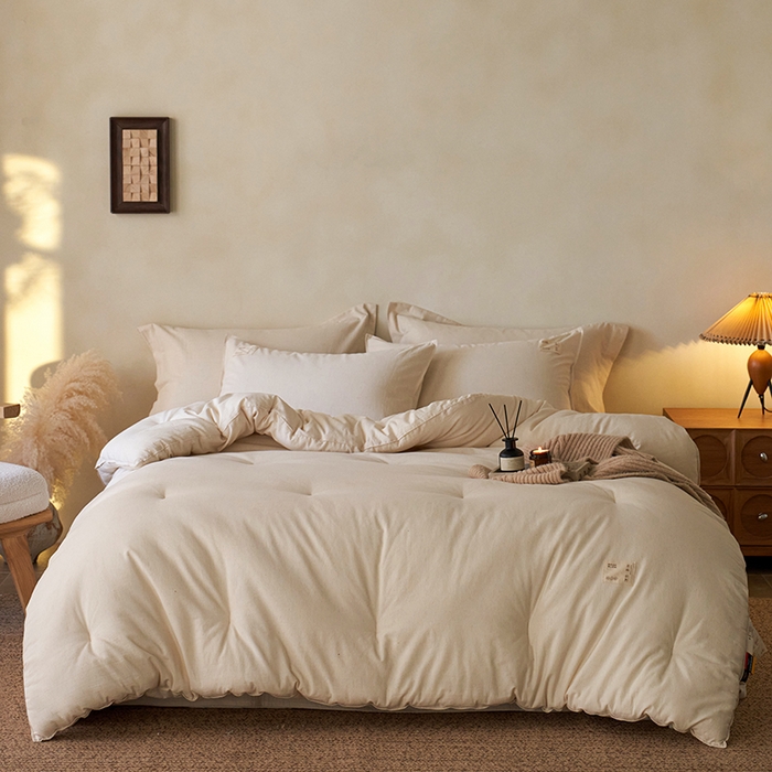 91家纺网 家纺一手货源 找家纺 （总）丽笙被芯 2025新款A类素麻低致敏抑菌被被子被芯