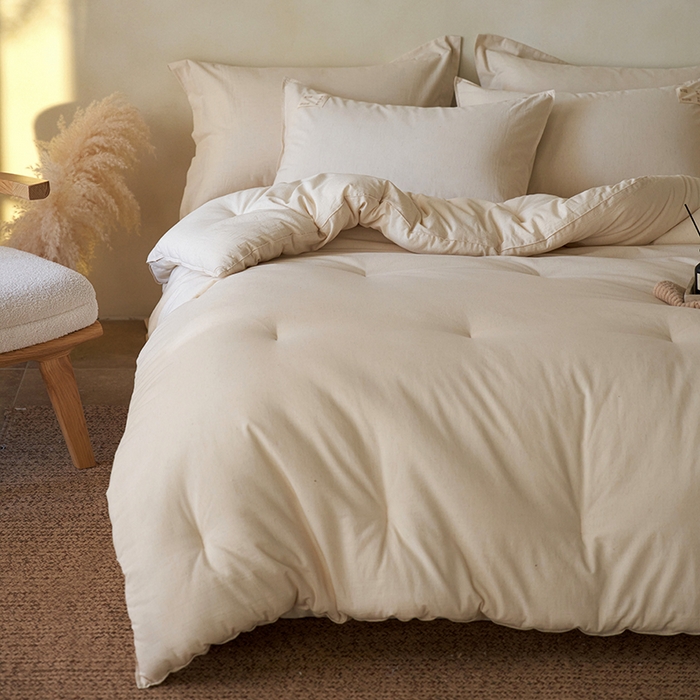 91家纺网 家纺一手货源 找家纺 （总）丽笙被芯 2025新款A类素麻低致敏抑菌被被子被芯