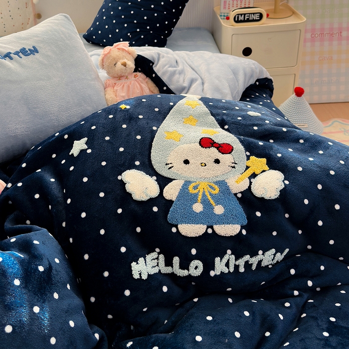 91家纺网 家纺一手货源 找家纺 （总）星禾优选 2025新款高克重牛奶绒毛巾绣四件套