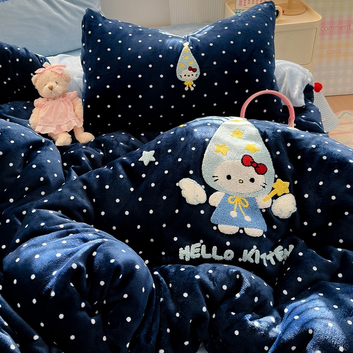 91家纺网 家纺一手货源 找家纺 （总）星禾优选 2025新款高克重牛奶绒毛巾绣四件套