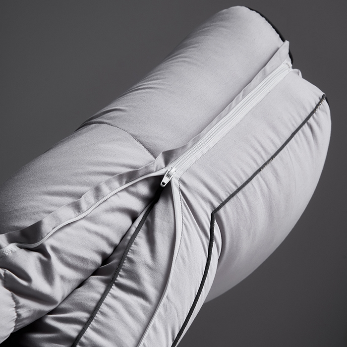 91家纺网 家纺一手货源 找家纺 （总）丽笙被芯 2025新款石墨烯多功能分区牵引护颈枕-中枕 枕头枕芯