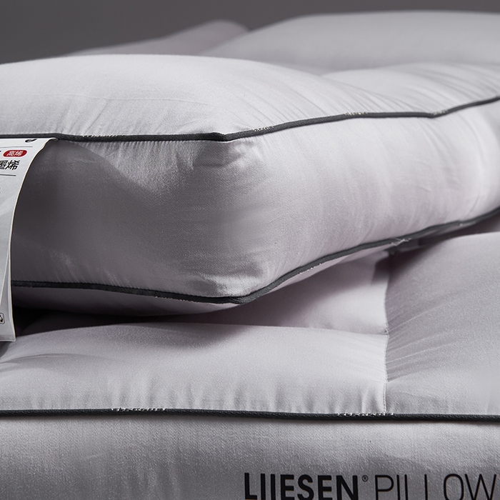 91家纺网 家纺一手货源 找家纺 （总）丽笙被芯 2025新款石墨烯多功能分区牵引护颈枕-中枕 枕头枕芯