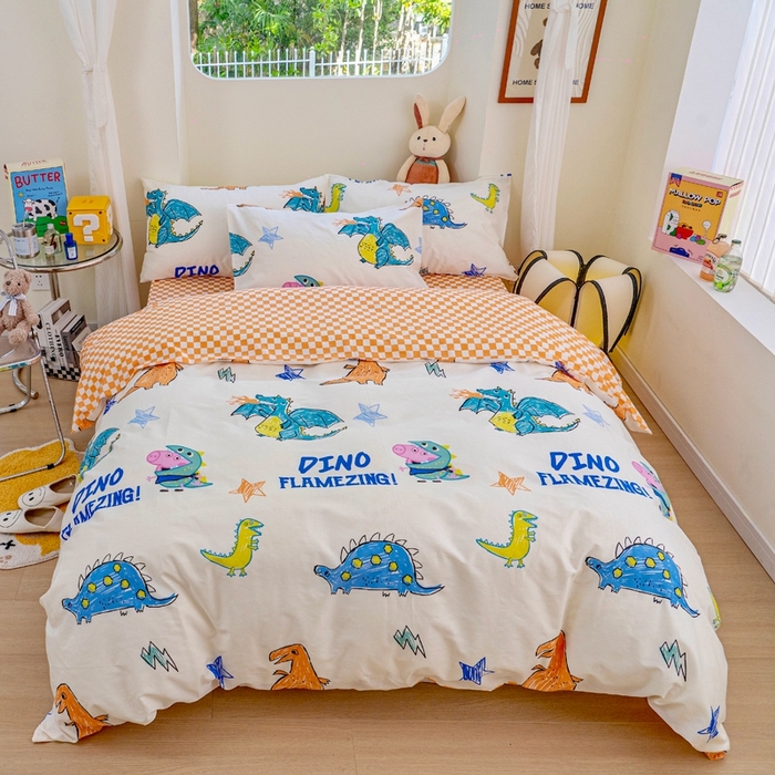 （总）朵希曼 2025新款AB版全棉小猪佩奇系列四件套