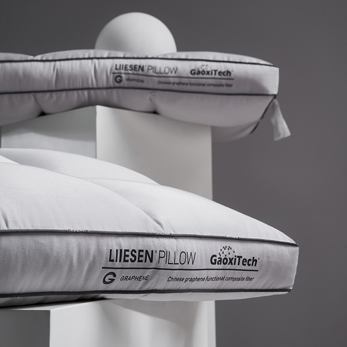 91家纺网 家纺一手货源 找家纺 （总）丽笙被芯 2025新款石墨烯六格面包枕-中枕 枕头枕芯