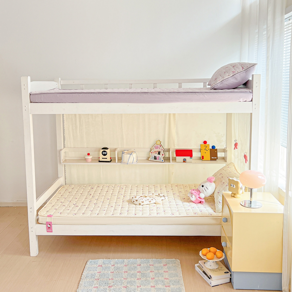 91家纺网 家纺一手货源 找家纺 （总）星禾优选 2025新款三丽鸥云感双层纱夹棉床笠系列