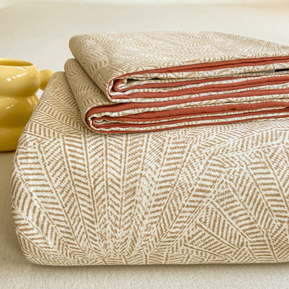 灰鲸 2025新款全棉纯棉磨毛单床单 南昭-咖