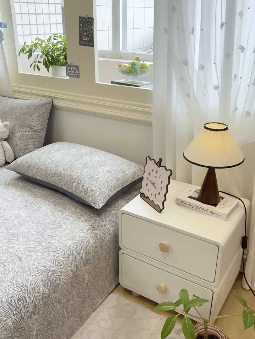 91家纺网 家纺一手货源 找家纺 灰鲸 2025新款全棉纯棉磨毛单床单 南昭-蓝