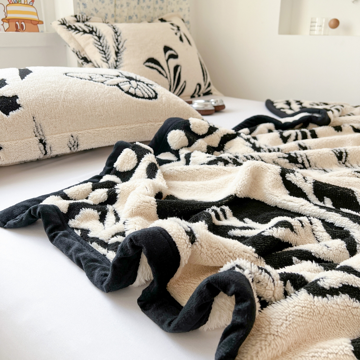 91家纺网 家纺一手货源 找家纺 寐居家纺 2025新款A类多功能北极绒毛毯 山野暮色