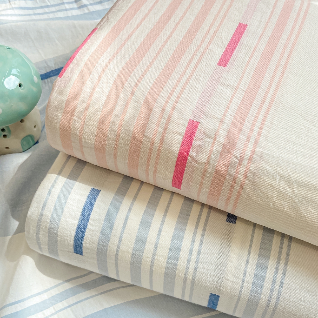 91家纺网 家纺一手货源 找家纺 灰鲸 2025新款全棉纯棉磨毛单床单 速律-粉