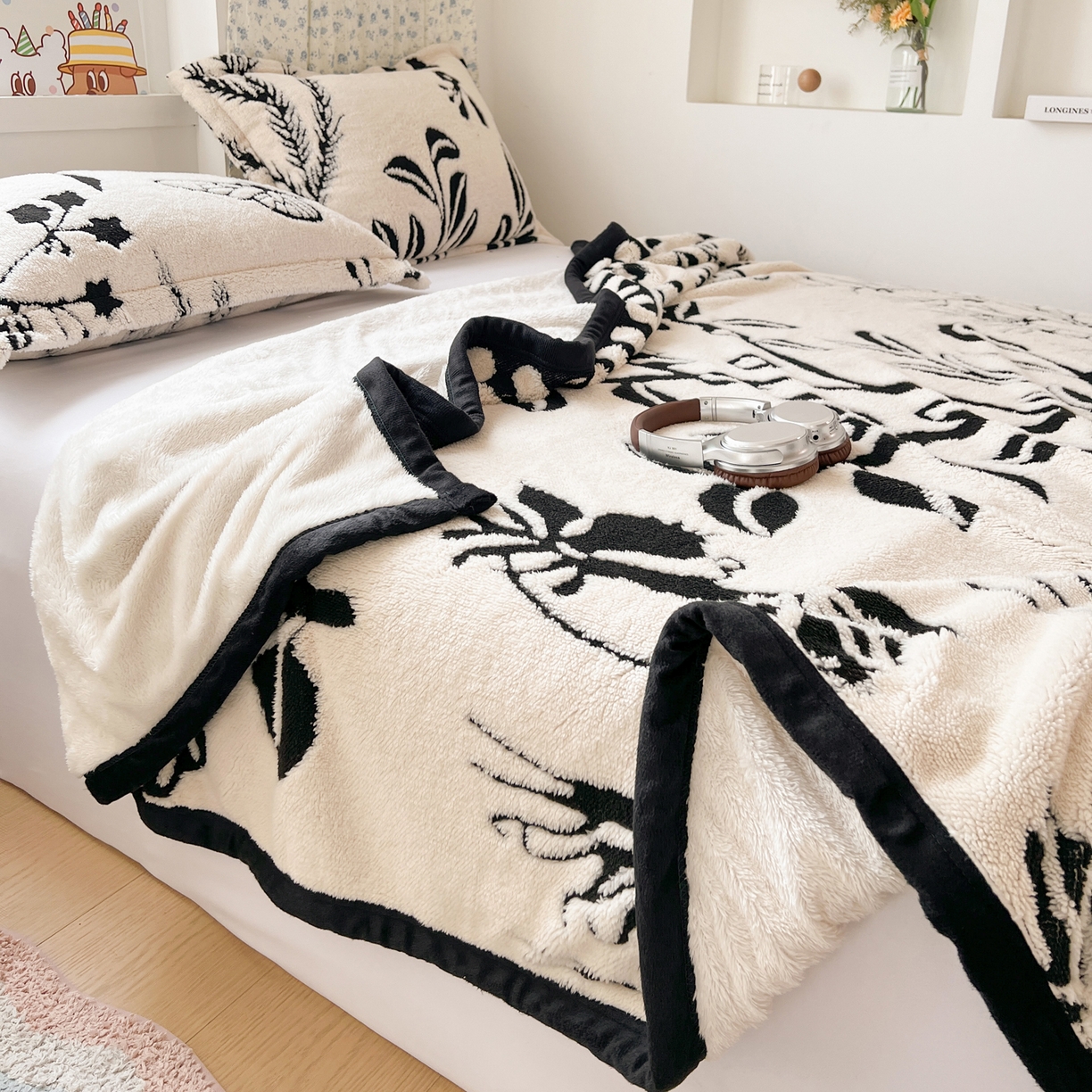 91家纺网 家纺一手货源 找家纺 寐居家纺 2025新款A类多功能北极绒毛毯 山野暮色