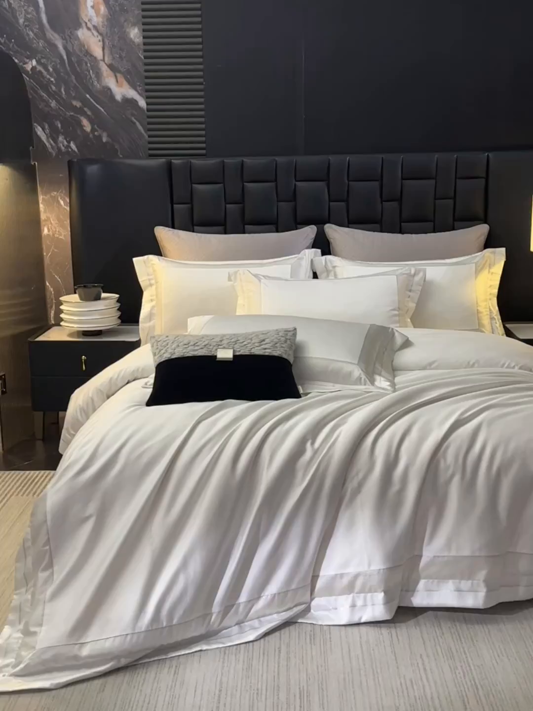 91家纺网 家纺一手货源 找家纺 （总）元元家居（元元被业） 2025新款百支全棉高精密厚织系列四件套-恬蕴系列