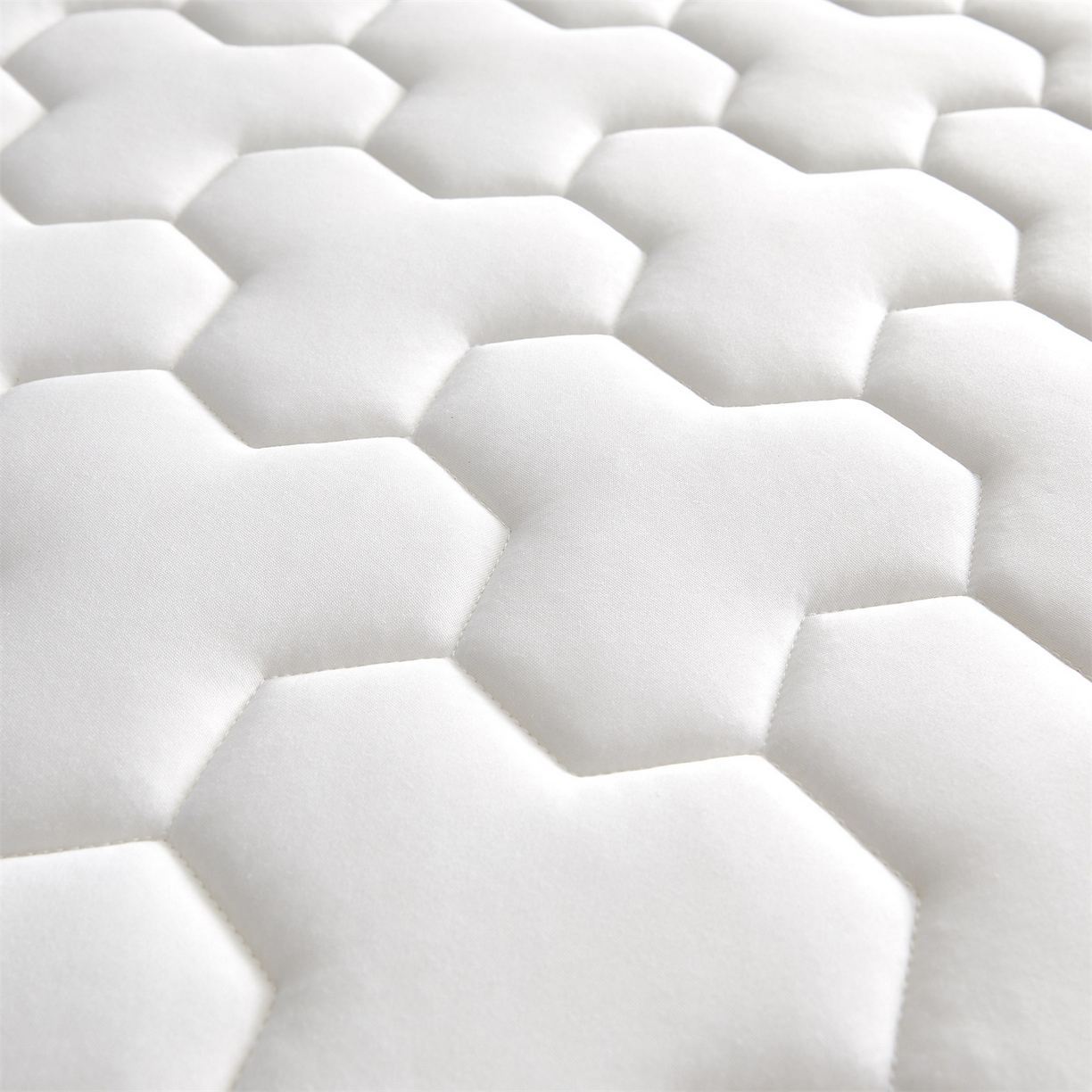 91家纺网 家纺一手货源 找家纺 布卢姆床垫 2025新款A类针织乳胶立体记忆海绵床垫成人款-微笑 微笑-白绿