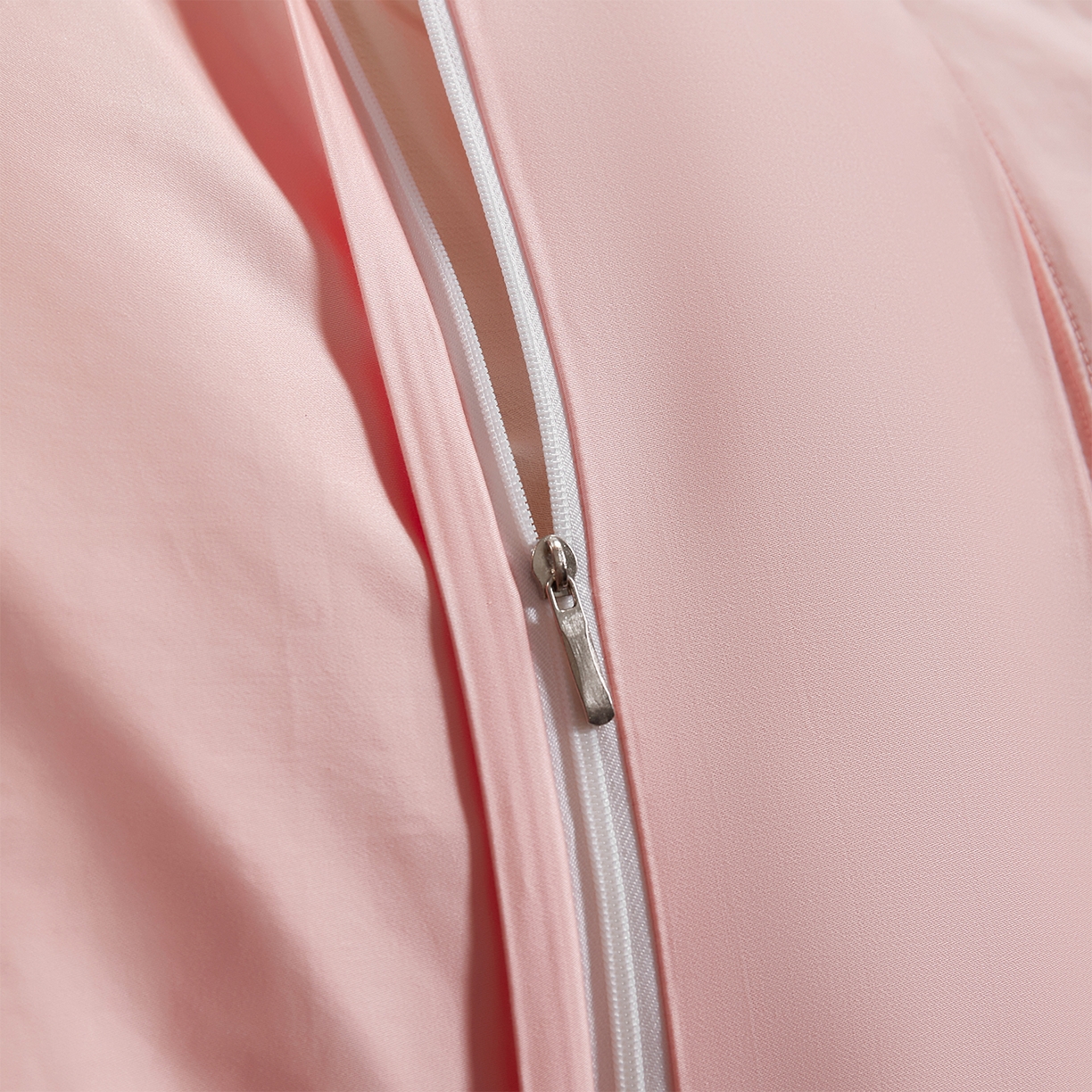 91家纺网 家纺一手货源 找家纺 元元家居（元元被业） 2025新款百支全棉高精密厚织系列四件套-恬蕴系列 恬蕴-樱花粉