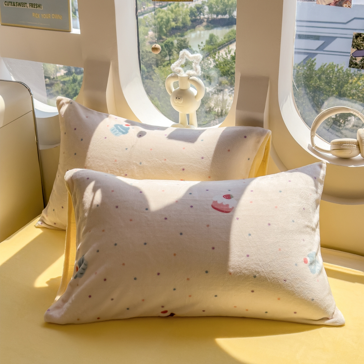 91家纺网 家纺一手货源 找家纺 （总）摩妮卡 2025新款卡通牛奶绒刺绣四件套系列