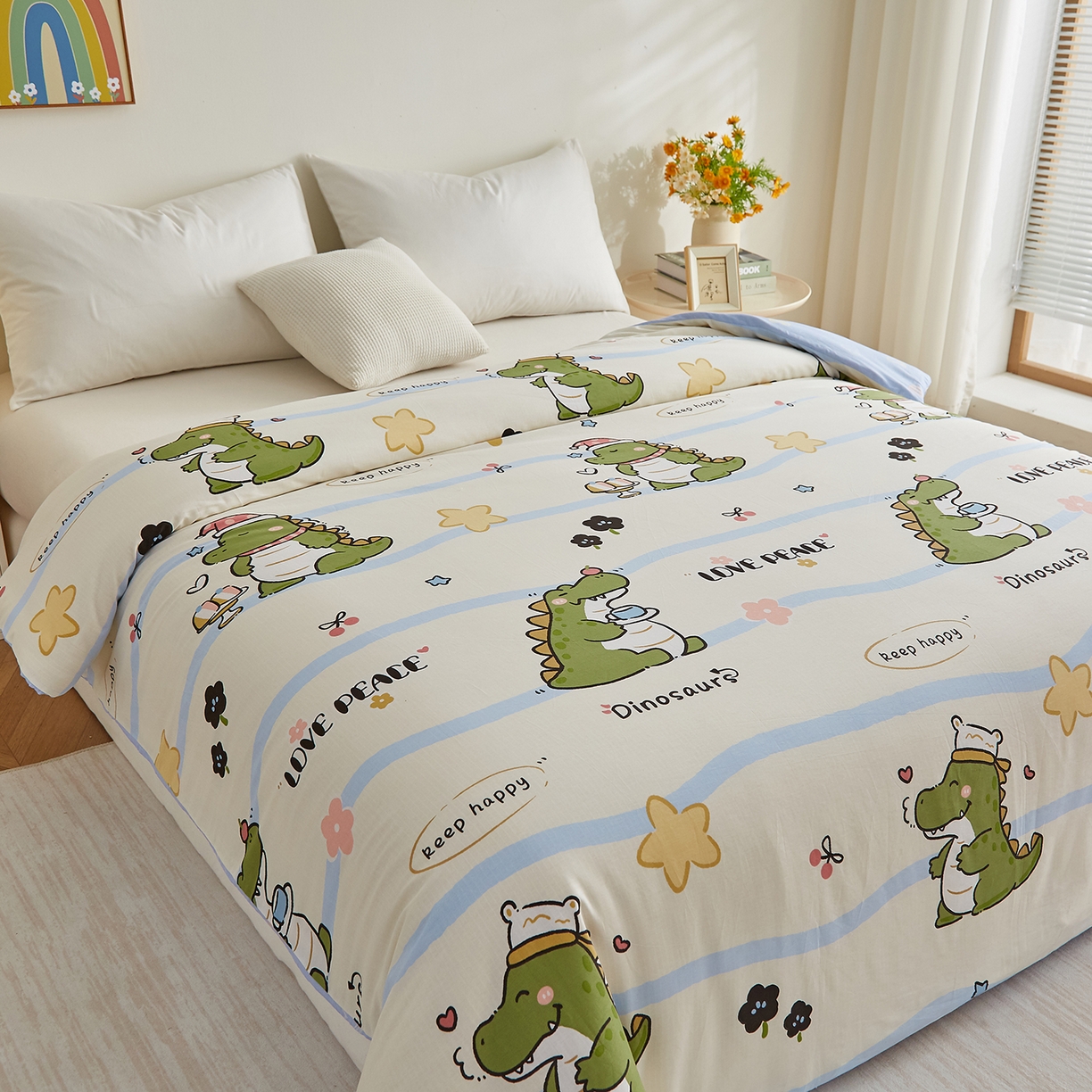 91家纺网 家纺一手货源 找家纺 样样红被业 2025新款A类全棉柔暖纯棉可拆卸棉花被被子被芯 巴比龙