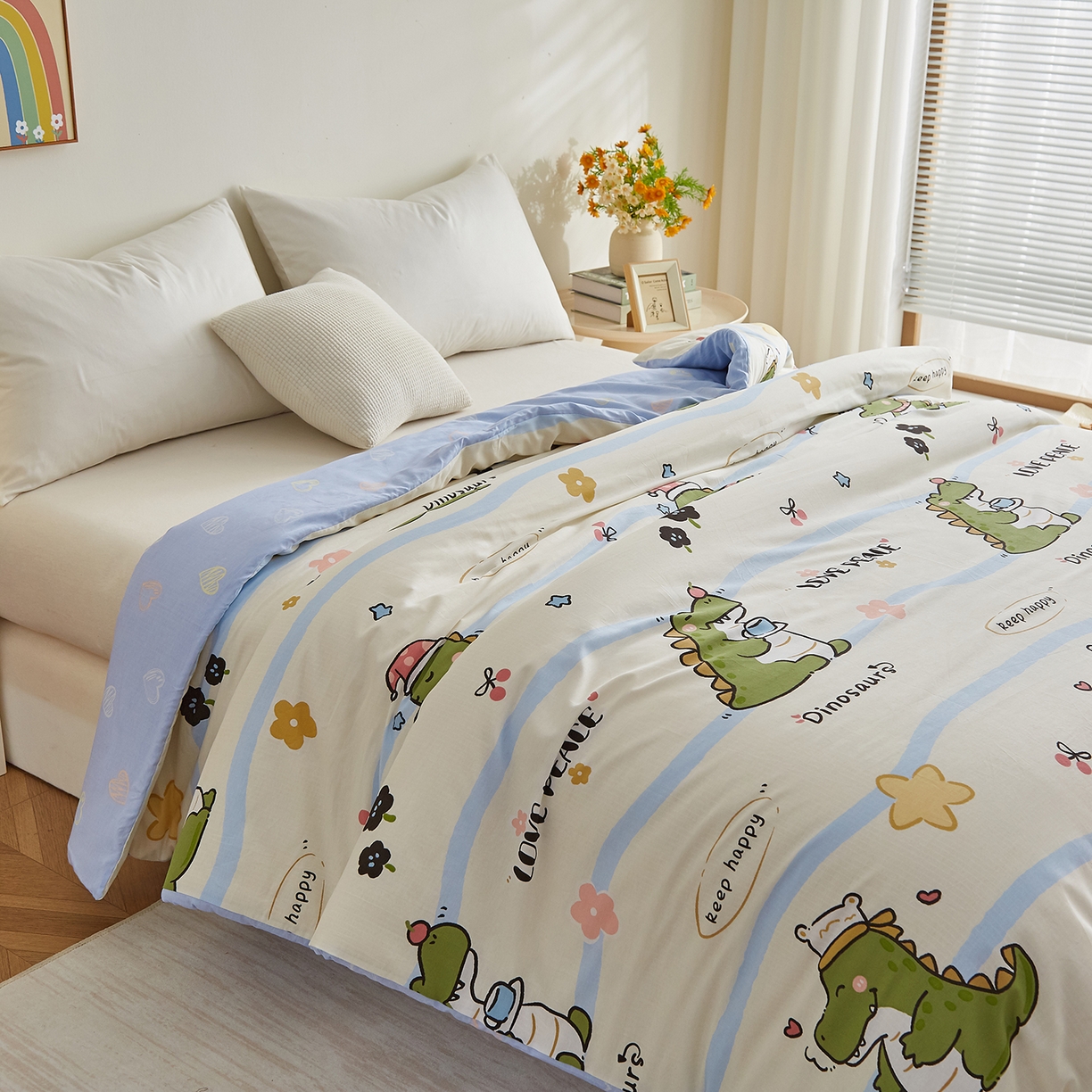 91家纺网 家纺一手货源 找家纺 样样红被业 2025新款A类全棉柔暖纯棉可拆卸棉花被被子被芯 巴比龙