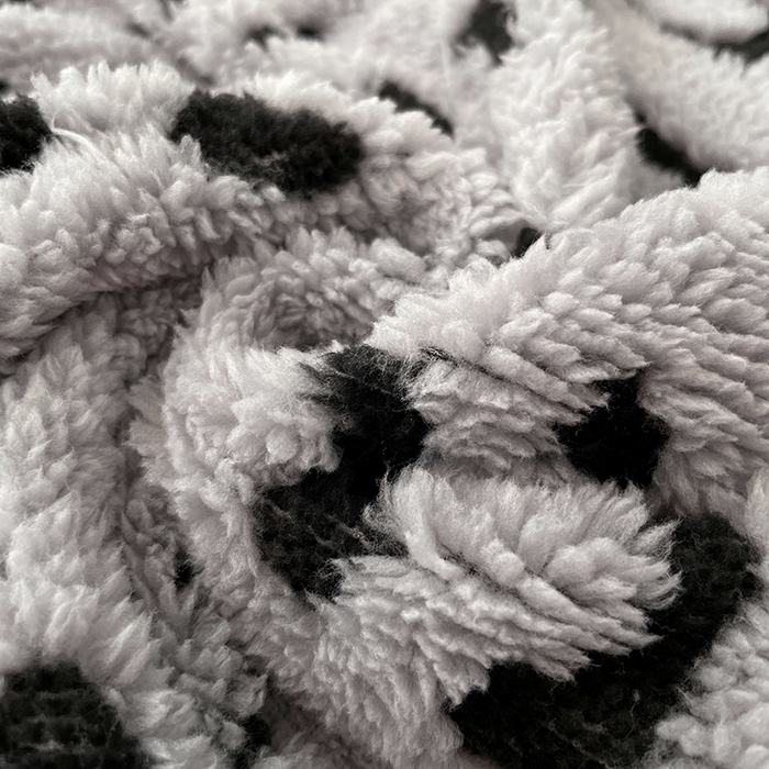 91家纺网 家纺一手货源 找家纺 楼兰公主毛毯专供 2025爆款阳离子豹纹双层单层羊羔绒跨境绒毯 豹纹-浅灰