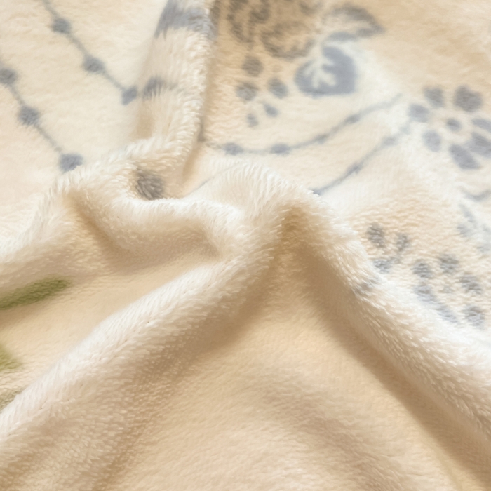 91家纺网 家纺一手货源 找家纺 慕尚家纺 2025新款田园花卉类印花牛奶绒高克重单被套 画意