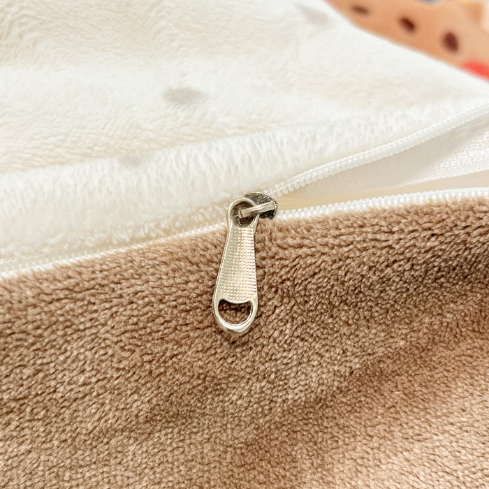 91家纺网 家纺一手货源 找家纺 慕尚家纺 2025新款田园花卉类印花牛奶绒高克重单被套 苹果小熊