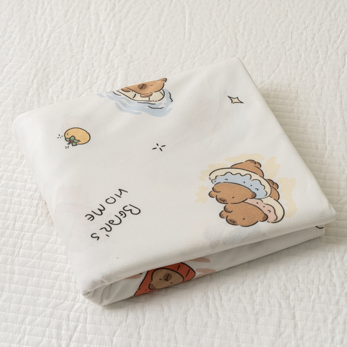 91家纺网 家纺一手货源 找家纺 寐居家纺 2025新款企鹅绒多功能儿童毛巾毯（可当披肩用） 叠拍组合