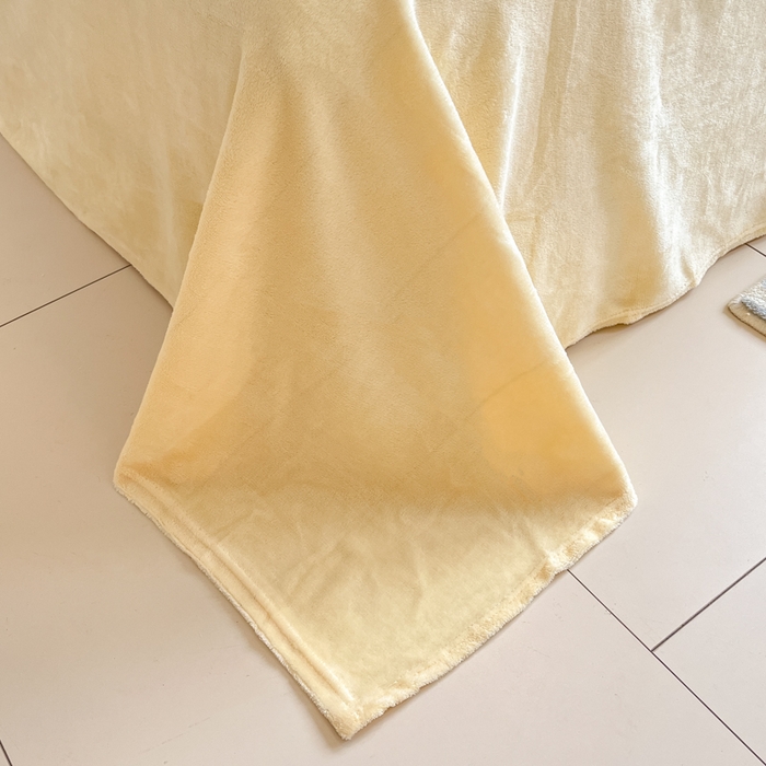 91家纺网 家纺一手货源 找家纺 慕尚家纺 2025新款高克重印花雪花绒四件套 曲奇猫