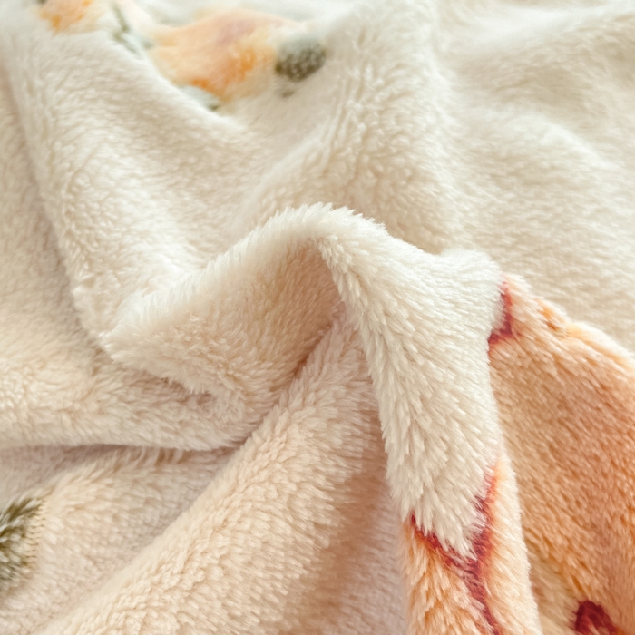 91家纺网 家纺一手货源 找家纺 慕尚家纺 2025新款高克重印花雪花绒被套单件 糯米熊