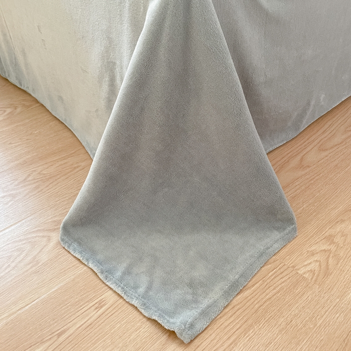 91家纺网 家纺一手货源 找家纺 慕尚家纺 2025新款高克重印花雪花绒四件套 幸运狮