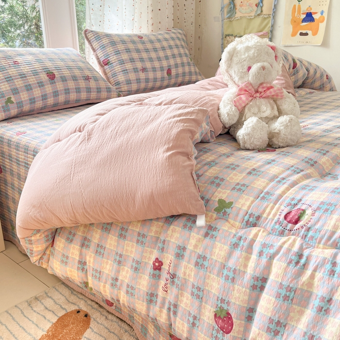 91家纺网 家纺一手货源 找家纺 （总）澜妃 2025新款软fufu云感双层纱秋冬被被子被芯床盖系列（颜值与温度并存）