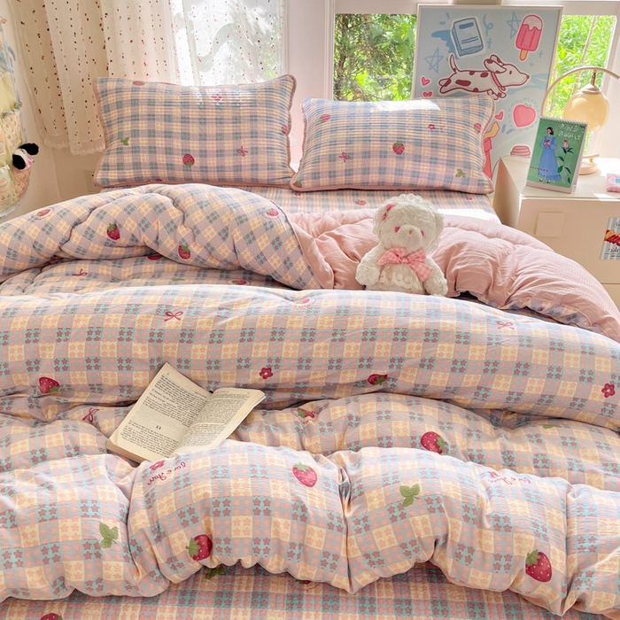 91家纺网 家纺一手货源 找家纺 （总）澜妃 2025新款软fufu云感双层纱秋冬被被子被芯床盖系列（颜值与温度并存）