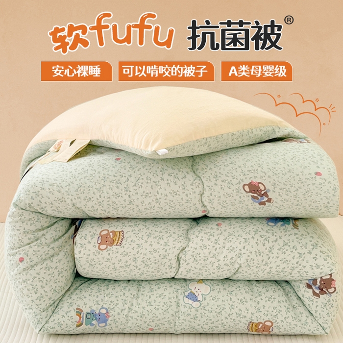 91家纺网 家纺一手货源 找家纺 （总）澜妃 2025新款软fufu云感双层纱秋冬被被子被芯床盖系列（颜值与温度并存）