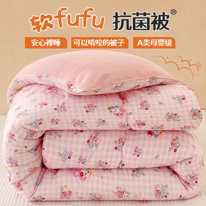 91家纺网 家纺一手货源 找家纺 （总）澜妃 2025新款软fufu云感双层纱秋冬被被子被芯床盖系列（颜值与温度并存）