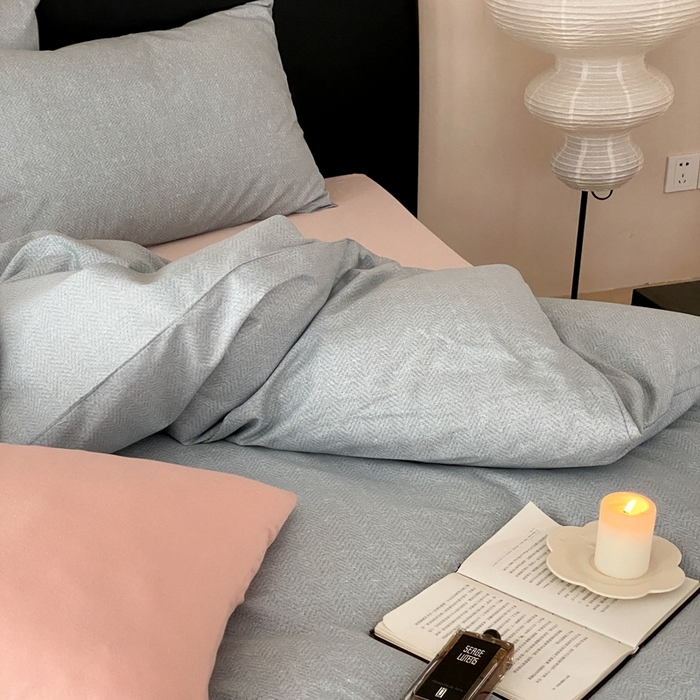 91家纺网 家纺一手货源 找家纺 （总）朵希曼 2025新款全棉印花小清新系列四件套