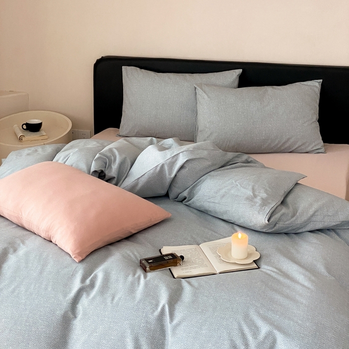 91家纺网 家纺一手货源 找家纺 （总）朵希曼 2025新款全棉印花小清新系列四件套