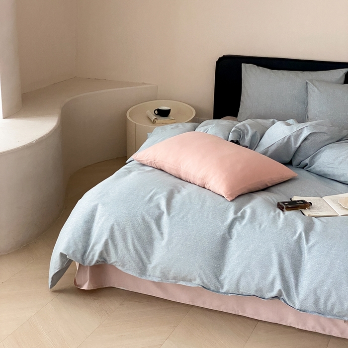 91家纺网 家纺一手货源 找家纺 （总）朵希曼 2025新款全棉印花小清新系列四件套