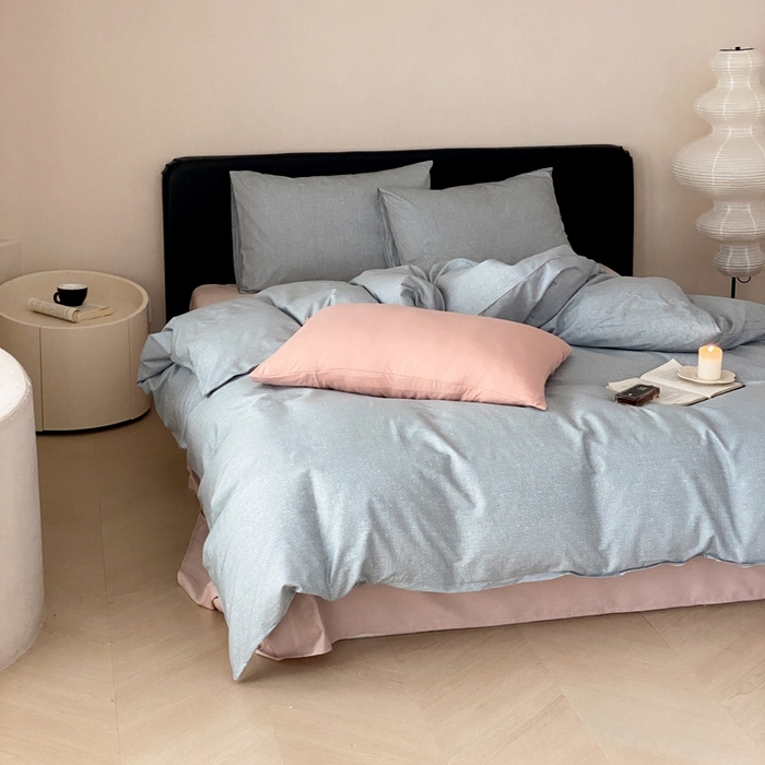 91家纺网 家纺一手货源 找家纺 （总）朵希曼 2025新款全棉印花小清新系列四件套