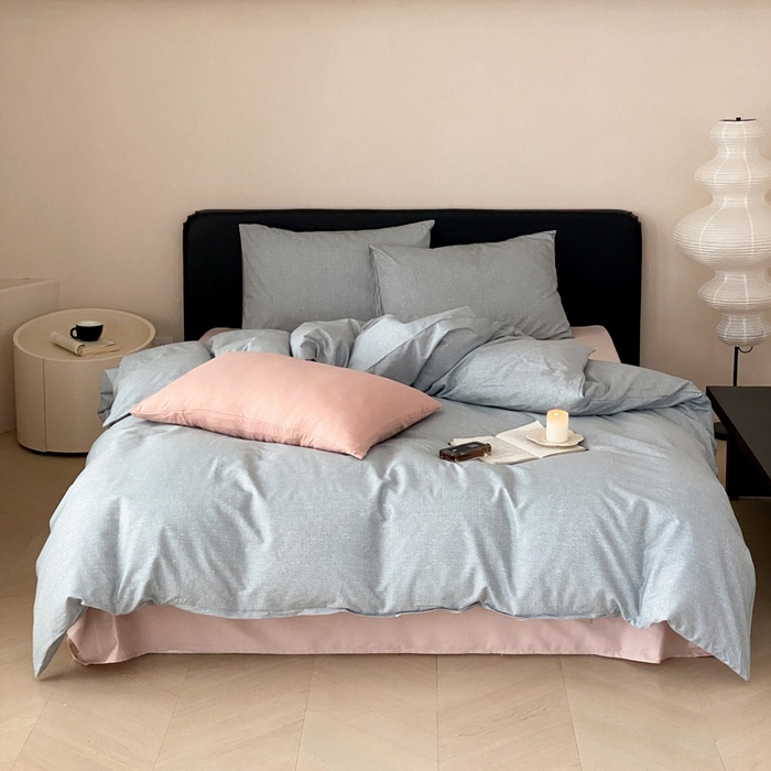 91家纺网 家纺一手货源 找家纺 （总）朵希曼 2025新款全棉印花小清新系列四件套