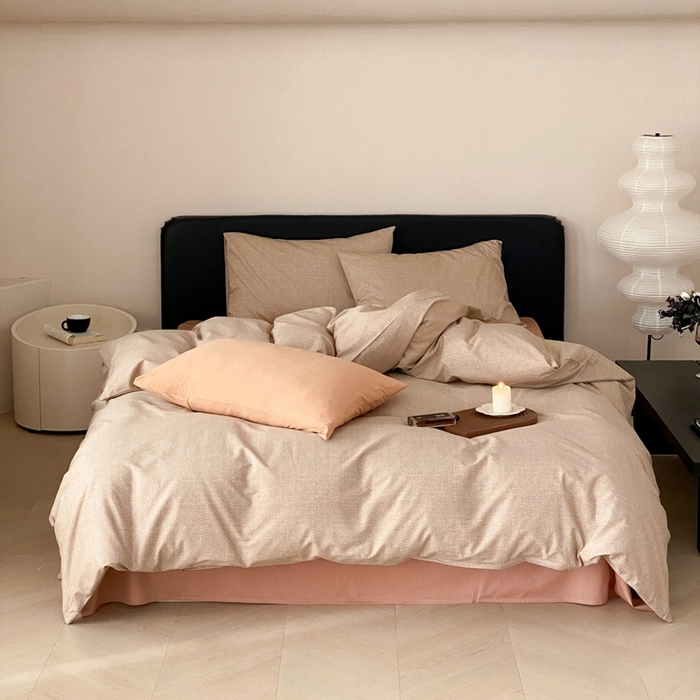 91家纺网 家纺一手货源 找家纺 （总）朵希曼 2025新款全棉印花小清新系列四件套