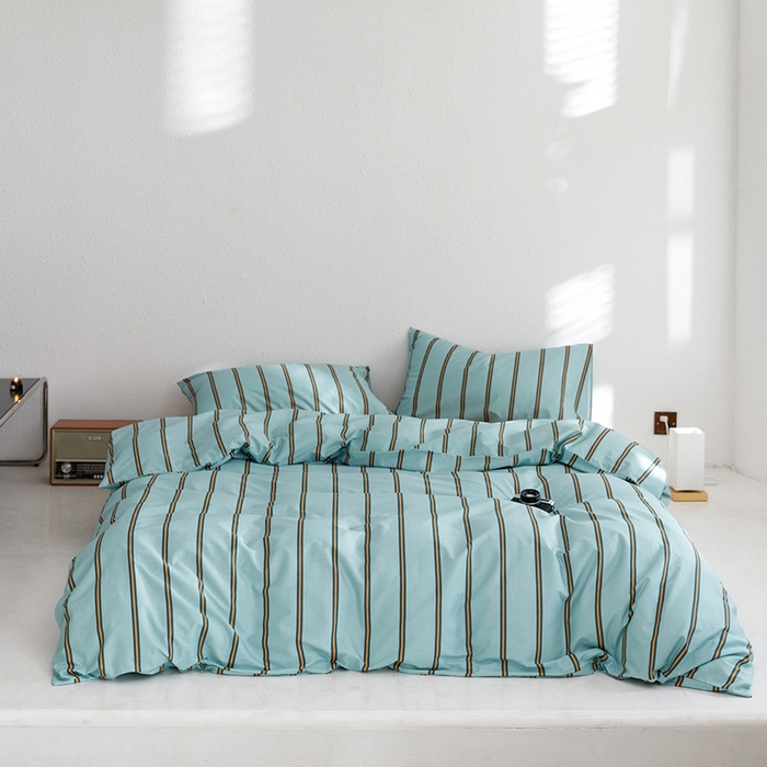 91家纺网 家纺一手货源 找家纺 （总）朵希曼 2025新款全棉印花小清新系列四件套