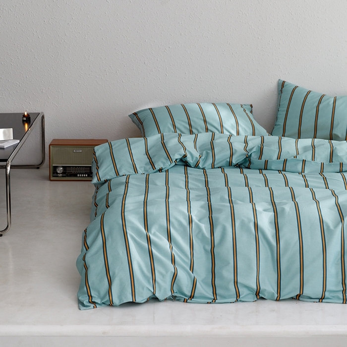 91家纺网 家纺一手货源 找家纺 朵希曼 2026新款全棉印花小清新系列四件套 青涩