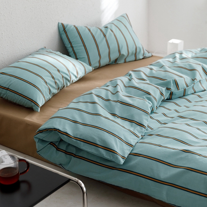 91家纺网 家纺一手货源 找家纺 朵希曼 2026新款全棉印花小清新系列四件套 青涩