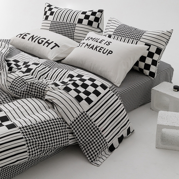 91家纺网 家纺一手货源 找家纺 朵希曼 2026新款全棉印花小清新系列四件套 田野