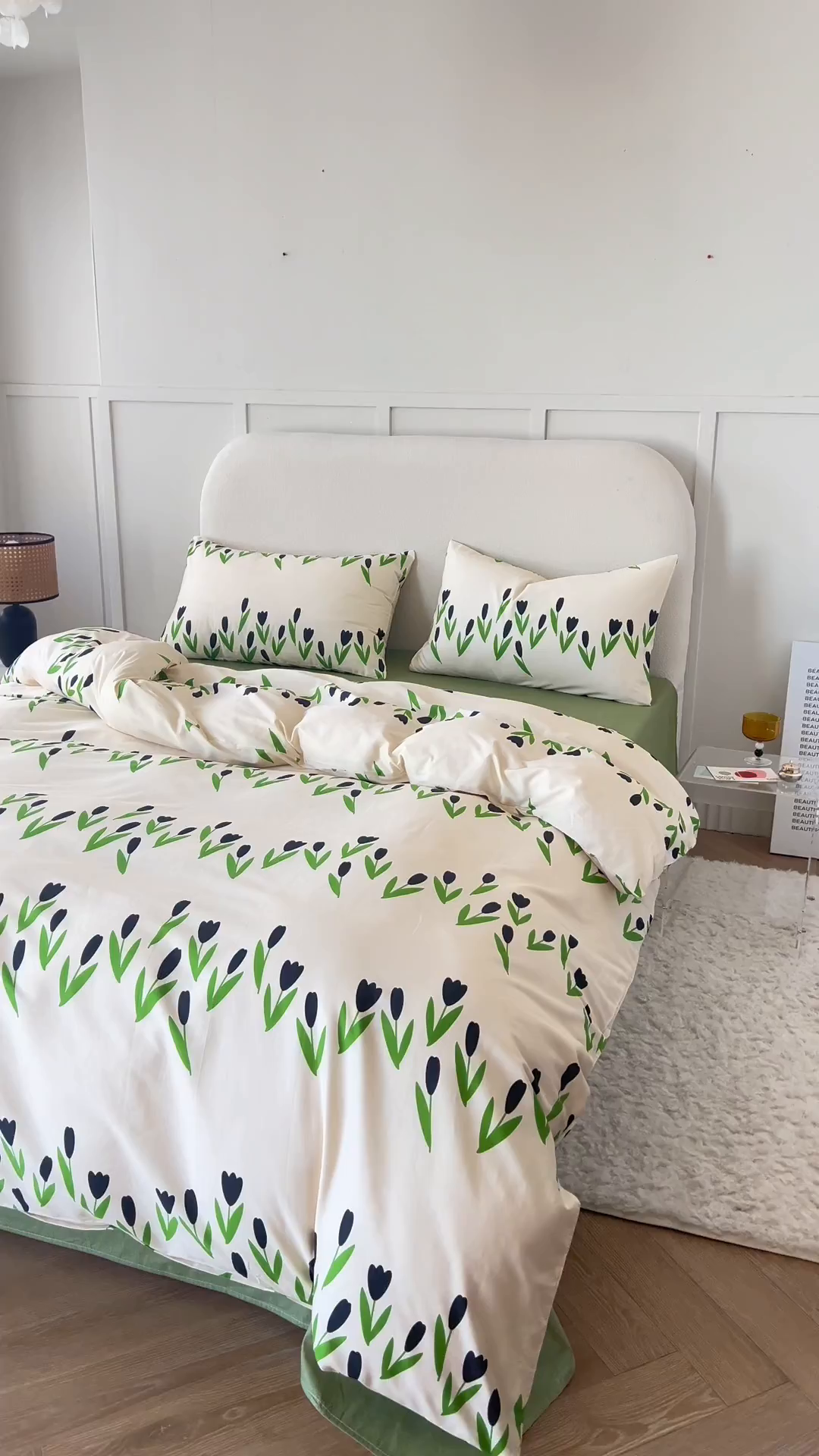 91家纺网 家纺一手货源 找家纺 朵希曼 2026新款全棉印花小清新系列四件套 知蕊