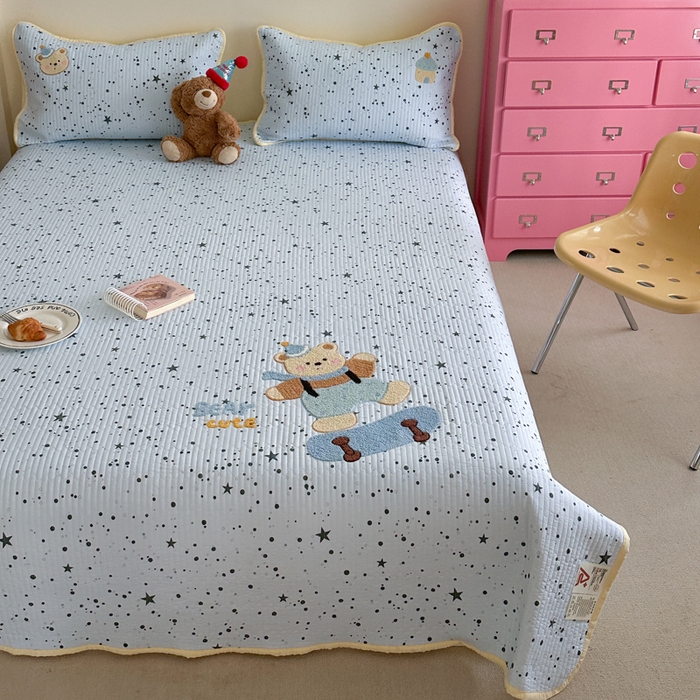 91家纺网 家纺一手货源 找家纺 （总）澜妃 2025新款学生季加厚水洗棉软fufu可爱毛巾绣秋冬被被子被芯床盖（小红书爆款）