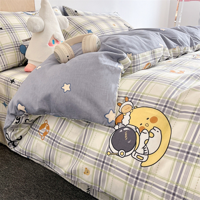 91家纺网 家纺一手货源 找家纺 （总）澜妃 2025春夏新款12868全棉纯棉印花单被套