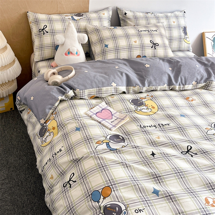 91家纺网 家纺一手货源 找家纺 （总）澜妃 2025春夏新款12868全棉纯棉印花单被套