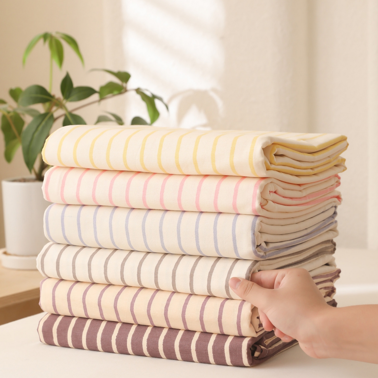 91家纺网 家纺一手货源 找家纺 （总）女子家纺 2025新款全棉纯棉磨毛单床笠 床笠单件