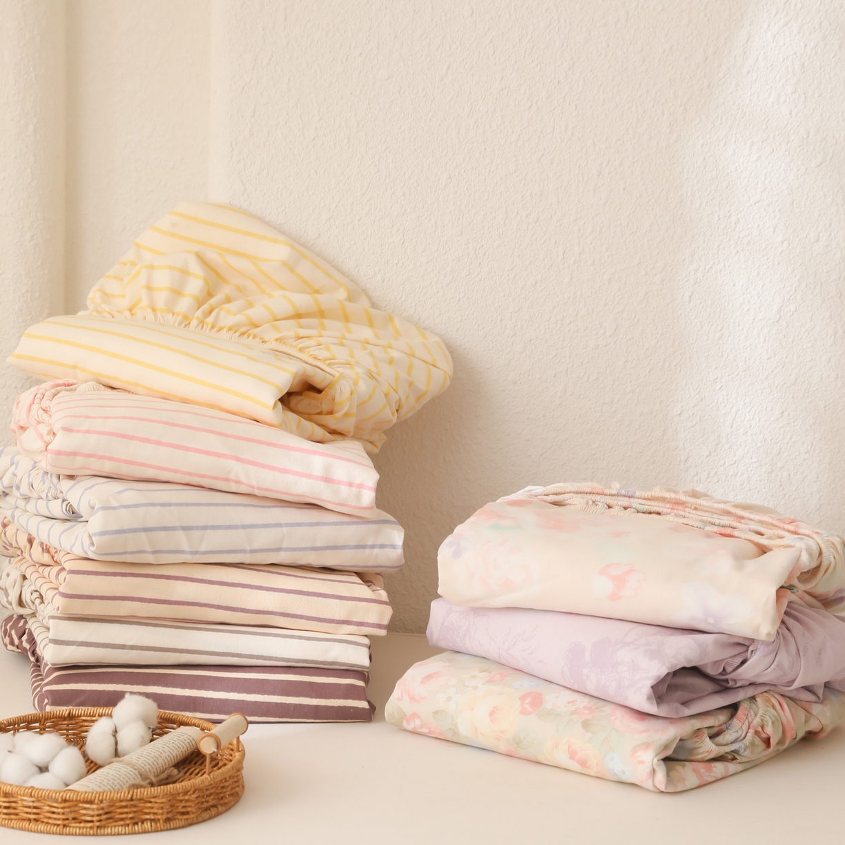 91家纺网 家纺一手货源 找家纺 （总）女子家纺 2025新款全棉纯棉磨毛单床笠 床笠单件