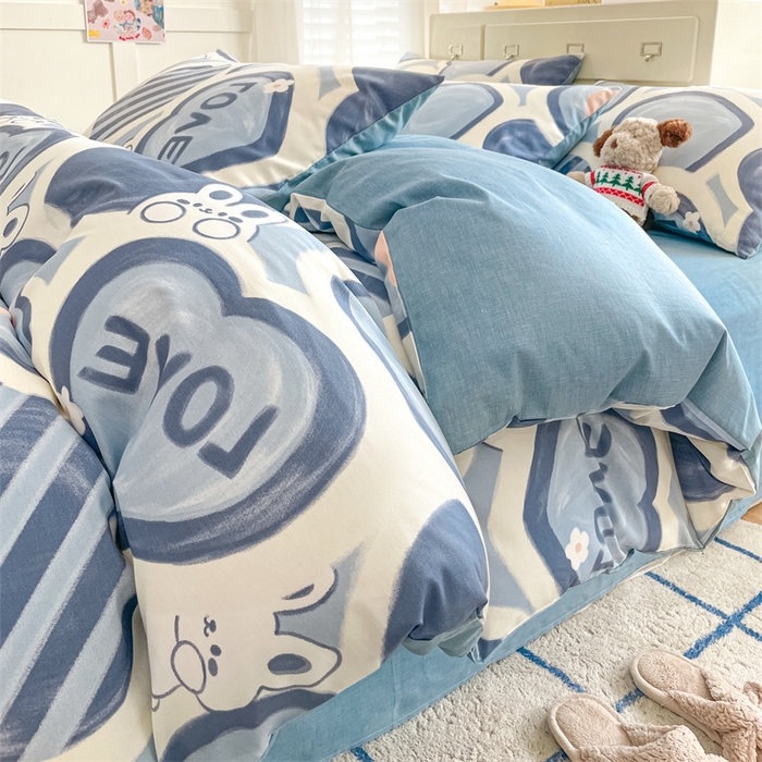 91家纺网 家纺一手货源 找家纺 （总）澜妃 2025春夏新款12868全棉纯棉印花单被套