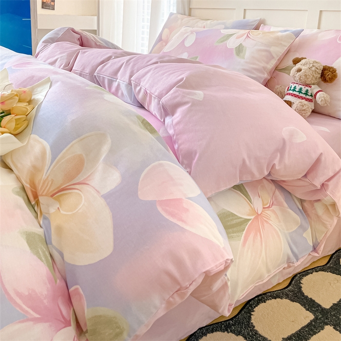 91家纺网 家纺一手货源 找家纺 （总）澜妃 2025春夏新款12868全棉纯棉印花单被套